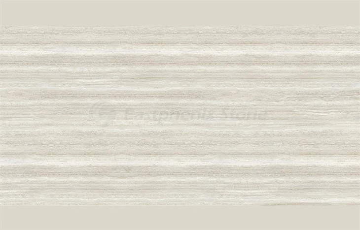 Light wood vein sintered slab